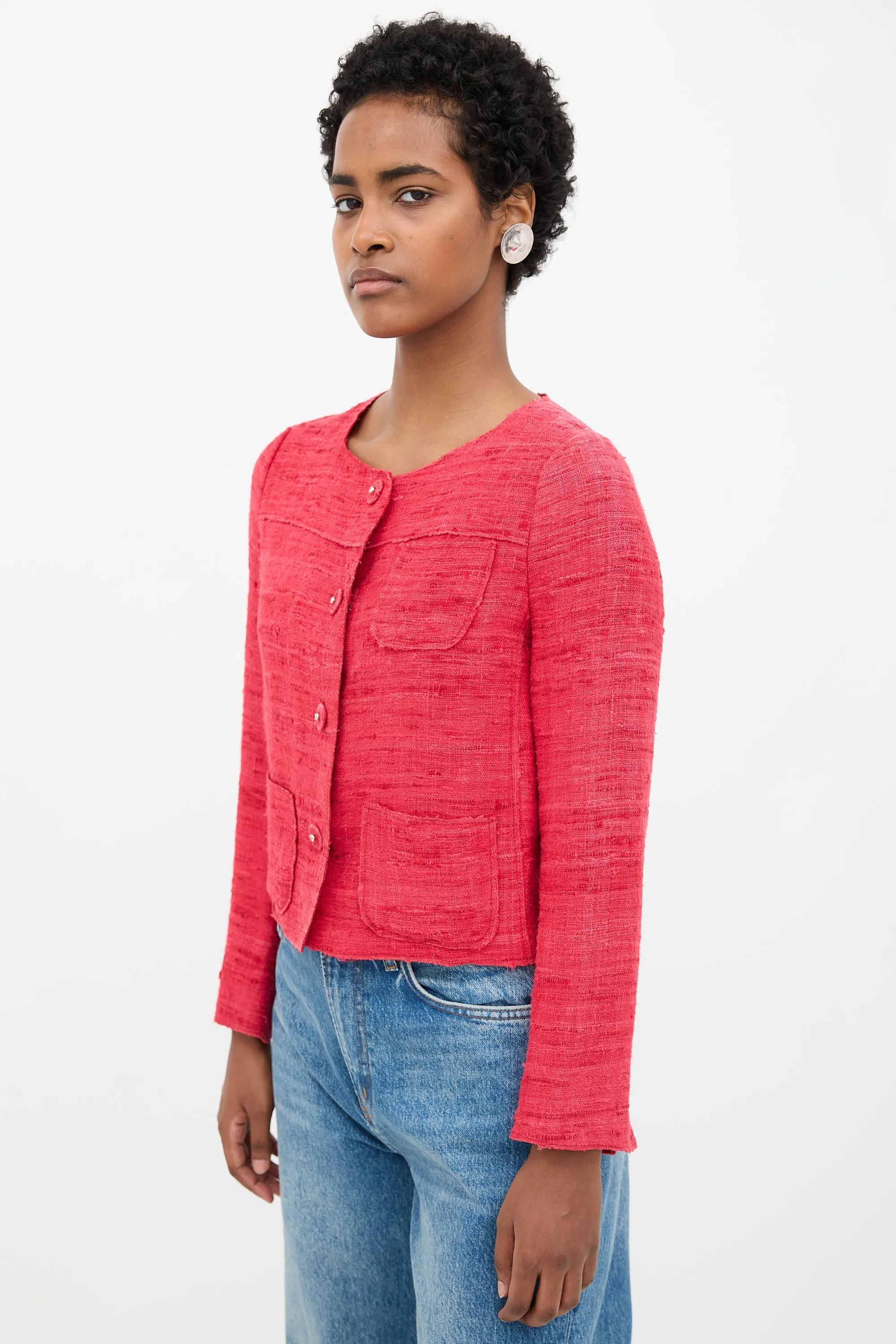 2010 Silk Slub Tweed Jacket