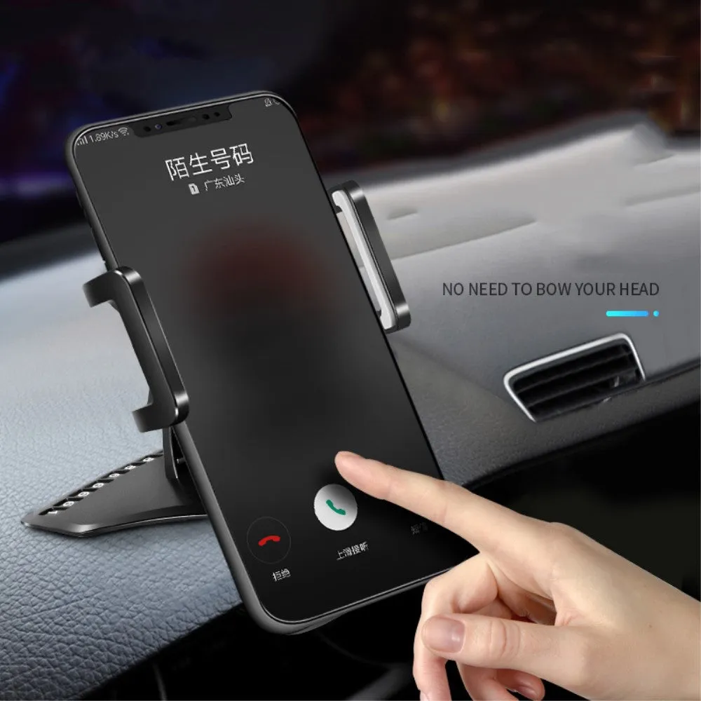 3 in 1 Car GPS Smartphone Holder: Dashboard / Visor Clamp   AC Grid Clip for Meizu MX6 M685U Premium Edition - Black