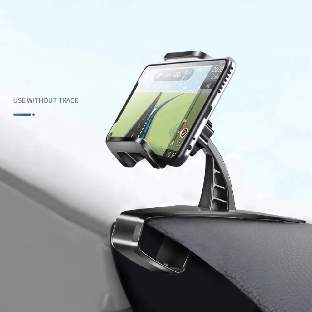 3 in 1 Car GPS Smartphone Holder: Dashboard / Visor Clamp   AC Grid Clip for Meizu MX6 M685U Premium Edition - Black