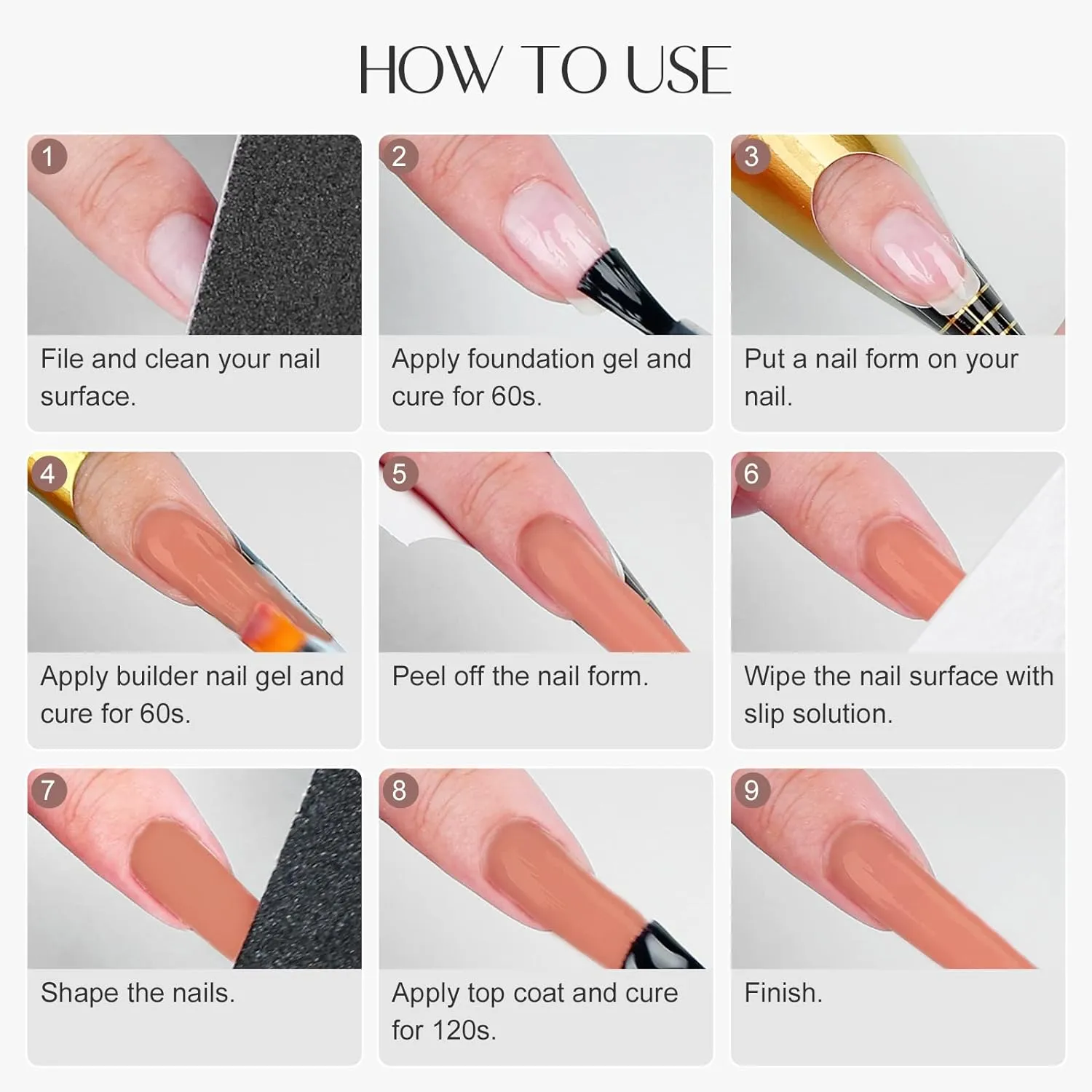 3.53oz/100g Deep Nudes Builder Nail Gel