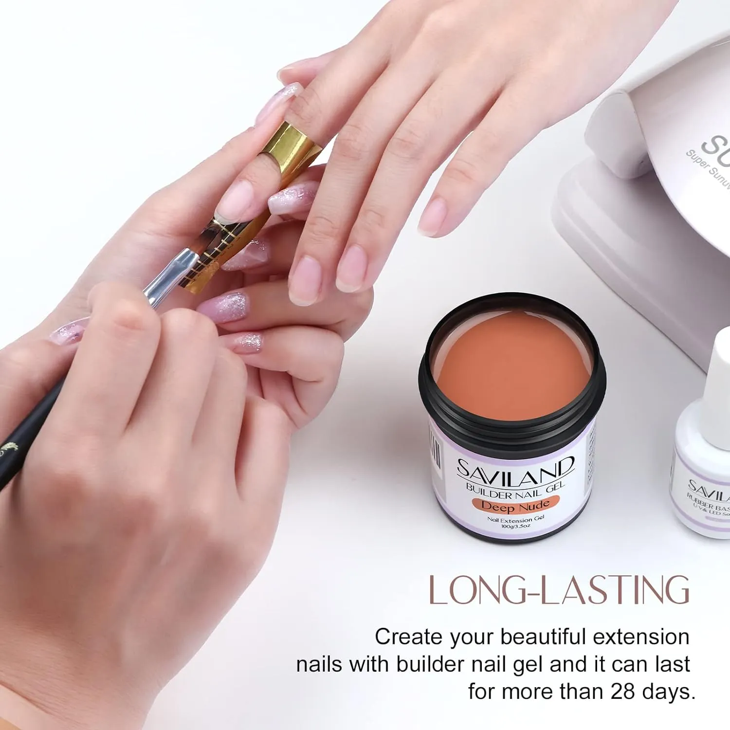 3.53oz/100g Deep Nudes Builder Nail Gel
