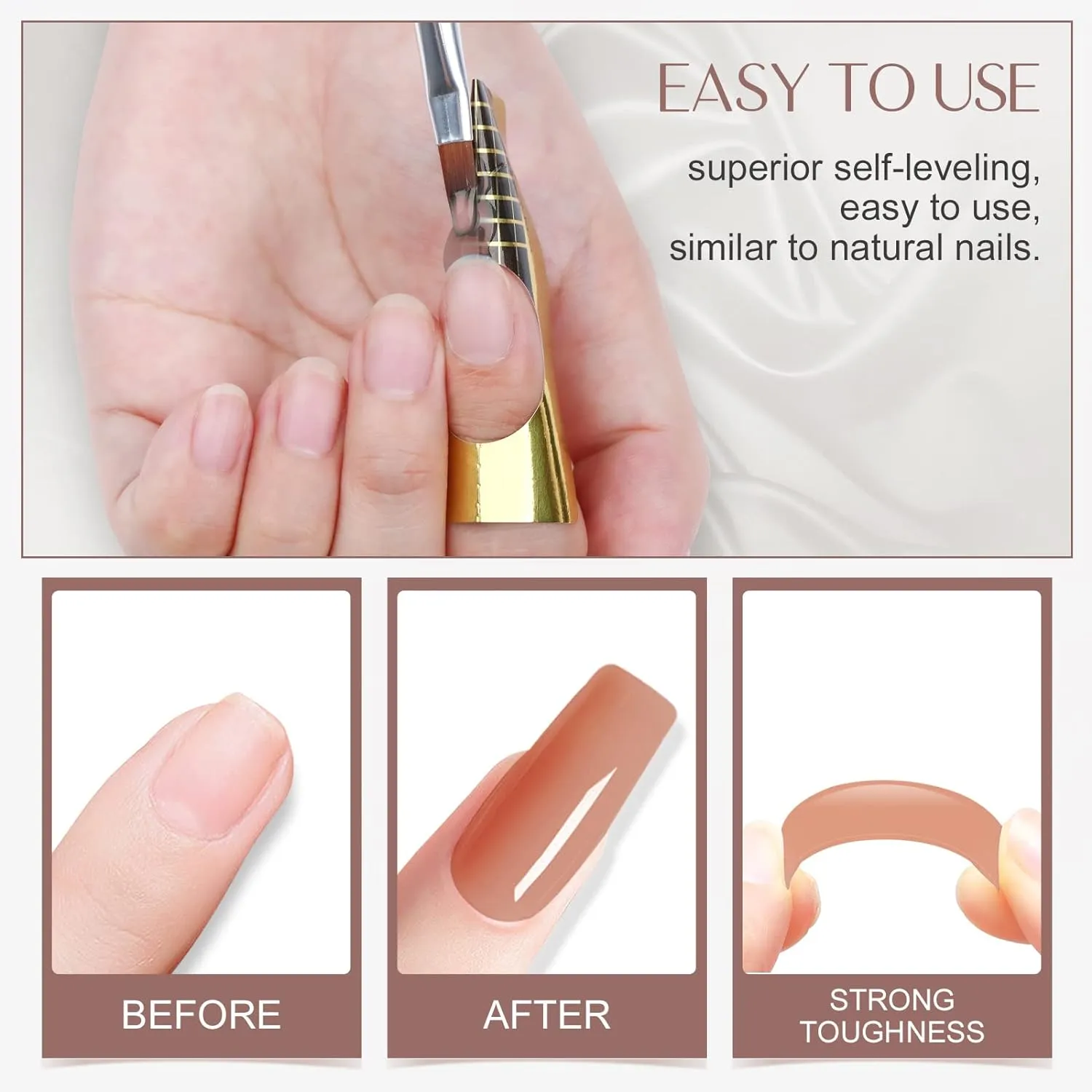3.53oz/100g Deep Nudes Builder Nail Gel