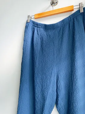 3Piece Set - Blue Crinkle Pants