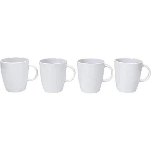 4Pk Cool White Non Slip Mugs NSW424