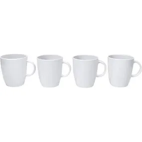 4Pk Cool White Non Slip Mugs NSW424