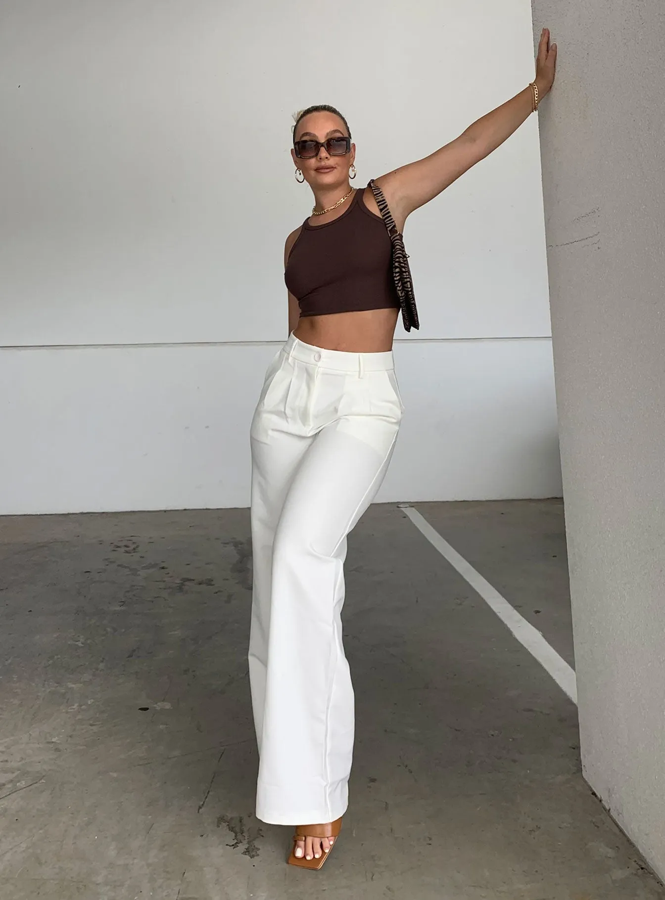 Archer Pants White Petite