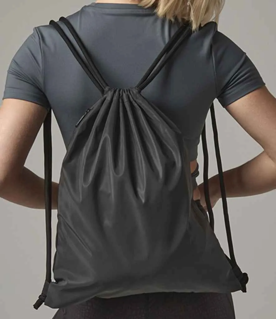 BagBase Reflective Gymsac | Black Reflective