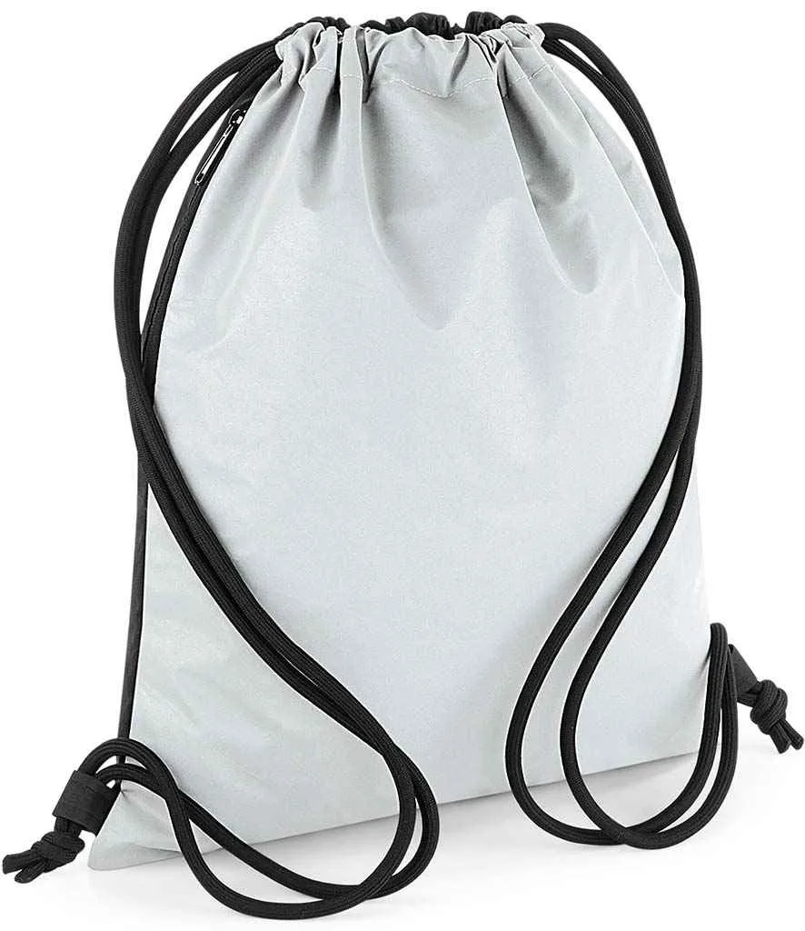 BagBase Reflective Gymsac | Silver Reflective