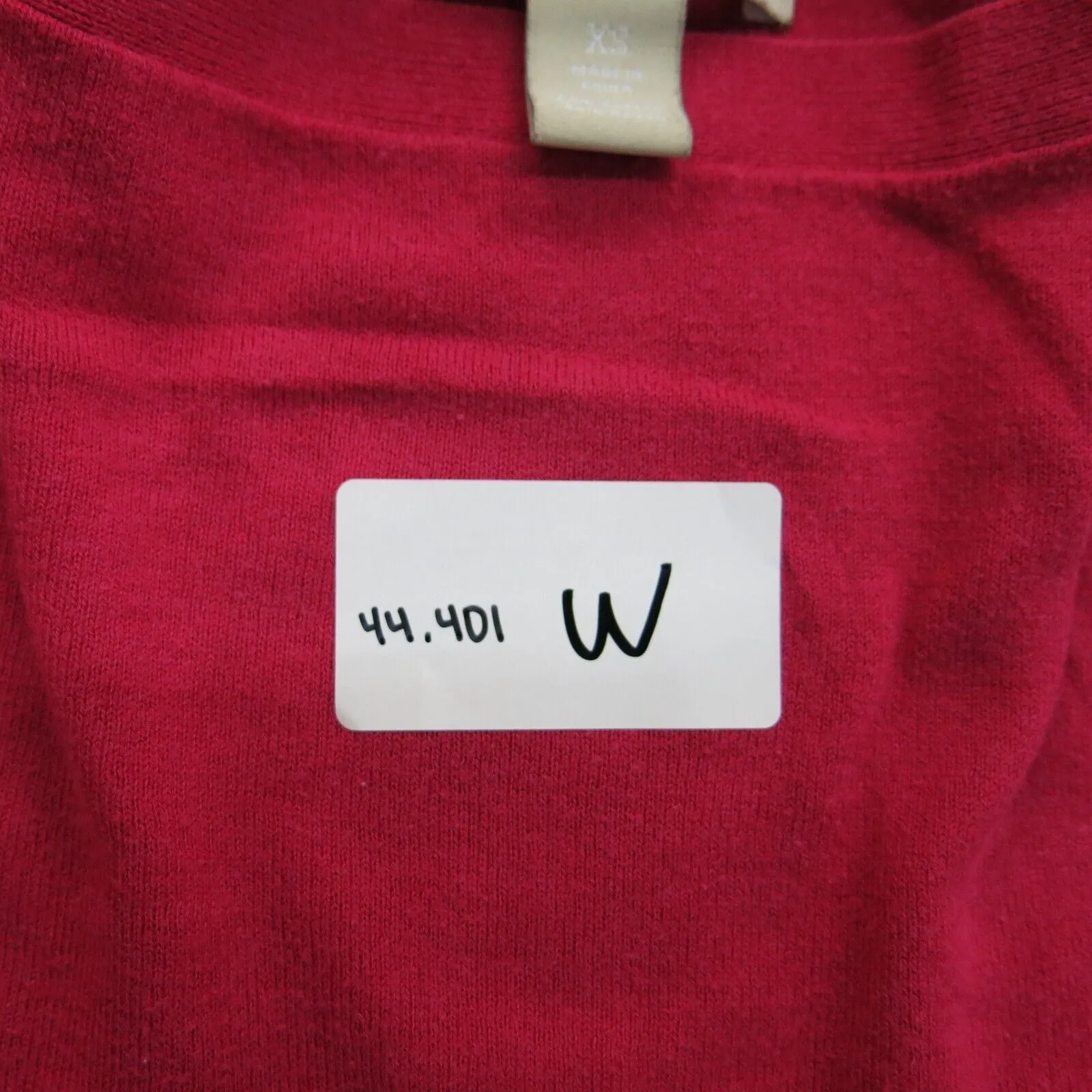 Banana Republic Womens Casual Button Shoulder T Shirt Long Sleeves Red Size XS