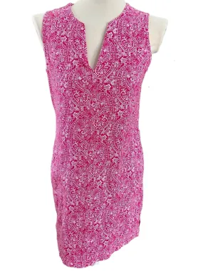 Bright Winter Pink Paisley Tunic