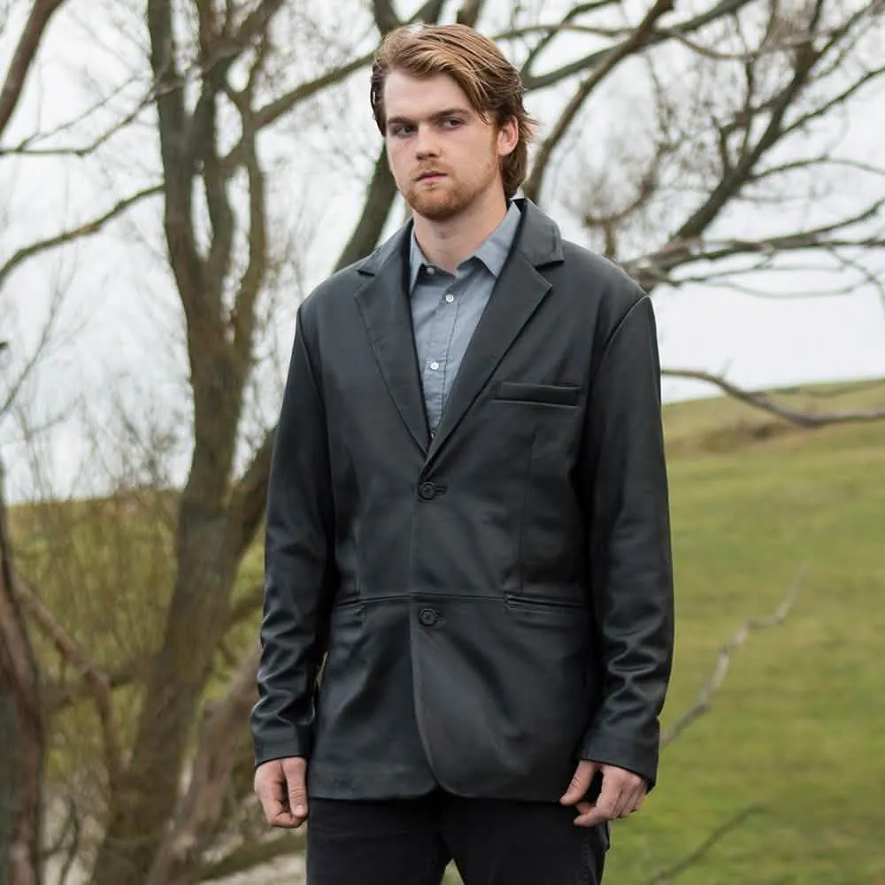 Esquire - Premium Sheepskin Leather Blazer for Stylish Men