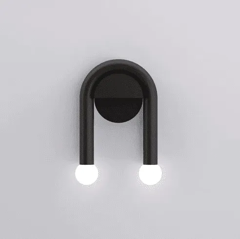 Fausto - Double Light Arched Metal Wall Sconce