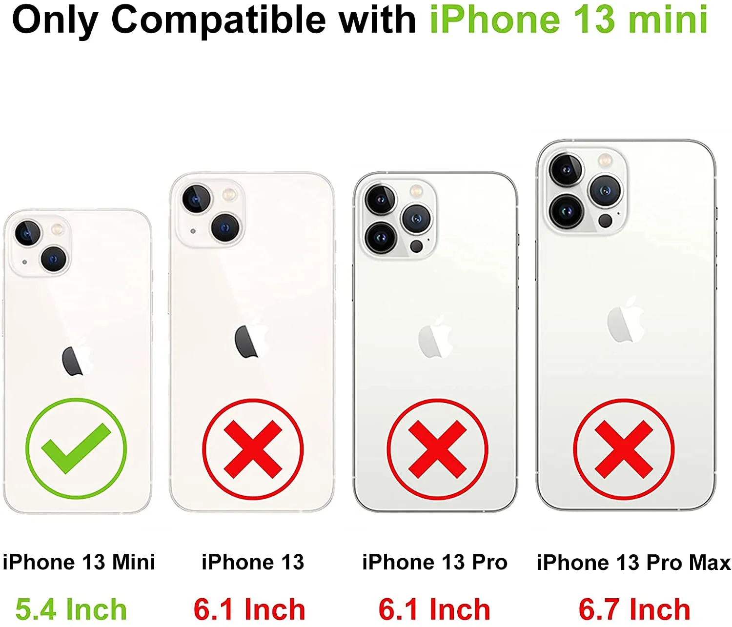 iPhone 13 Mini Credit Card Wallet Case