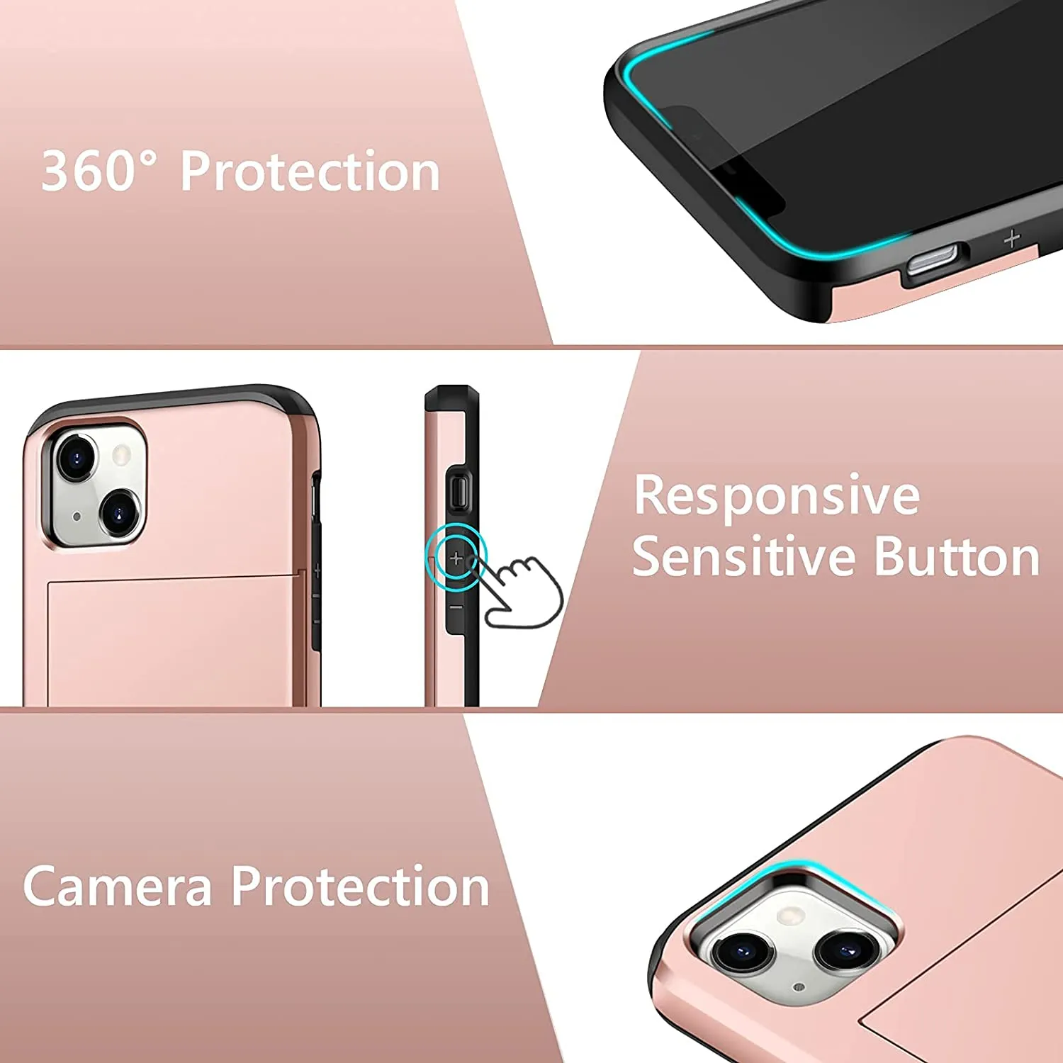 iPhone 13 Mini Credit Card Wallet Case