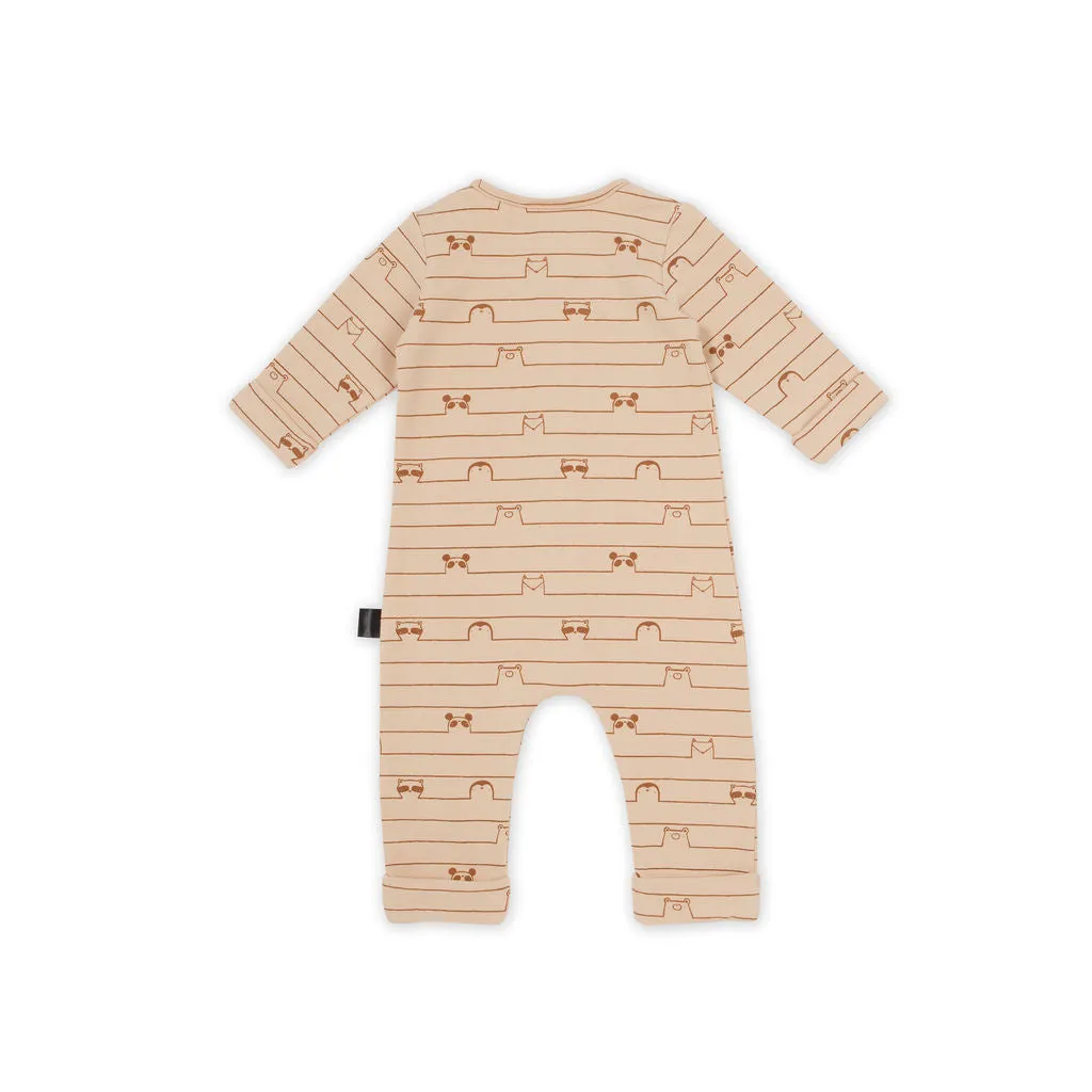 Kapow Disrupted Stripe Boiler Suit