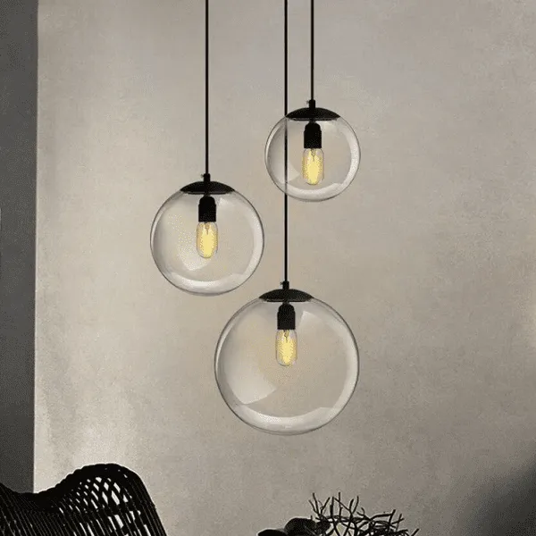 Levi - LED Glass Ball Pendant Light