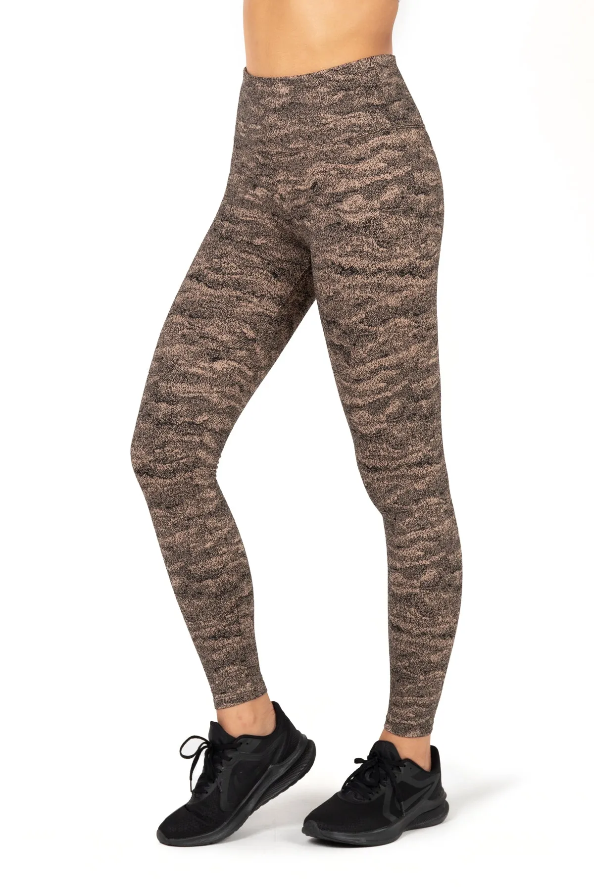 Mineral High-Waist Soft Jacquard Marble Leggings