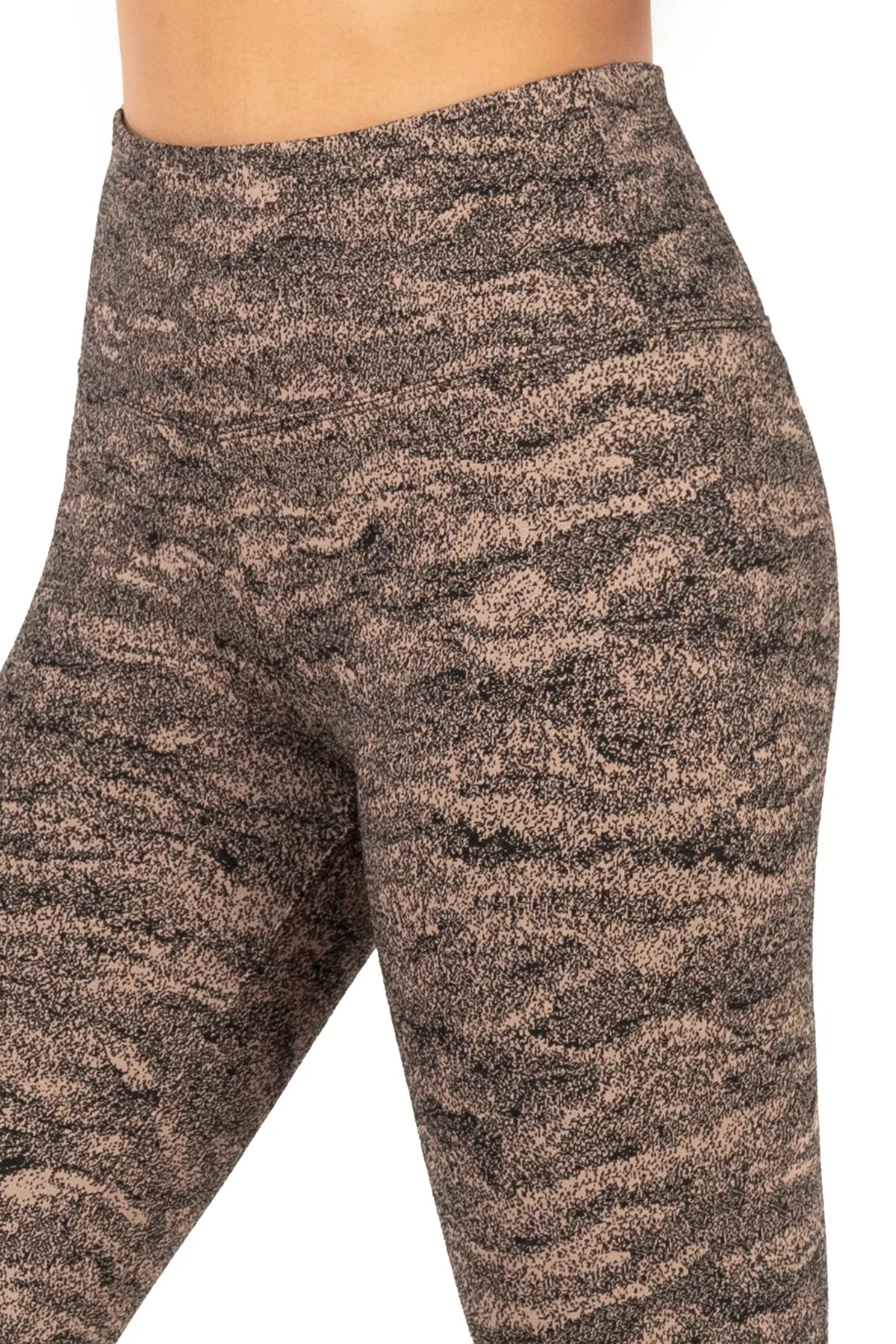 Mineral High-Waist Soft Jacquard Marble Leggings
