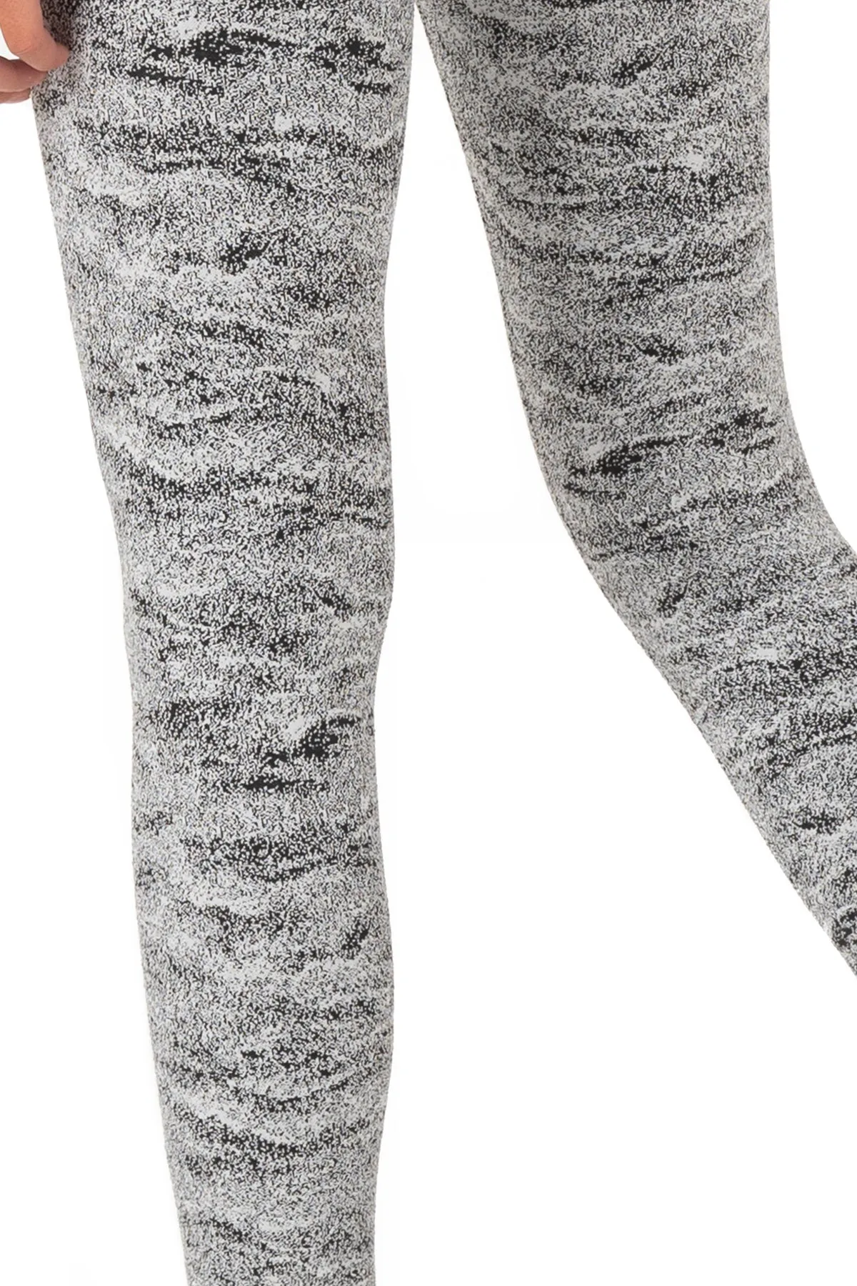 Mineral High-Waist Soft Jacquard Marble Leggings