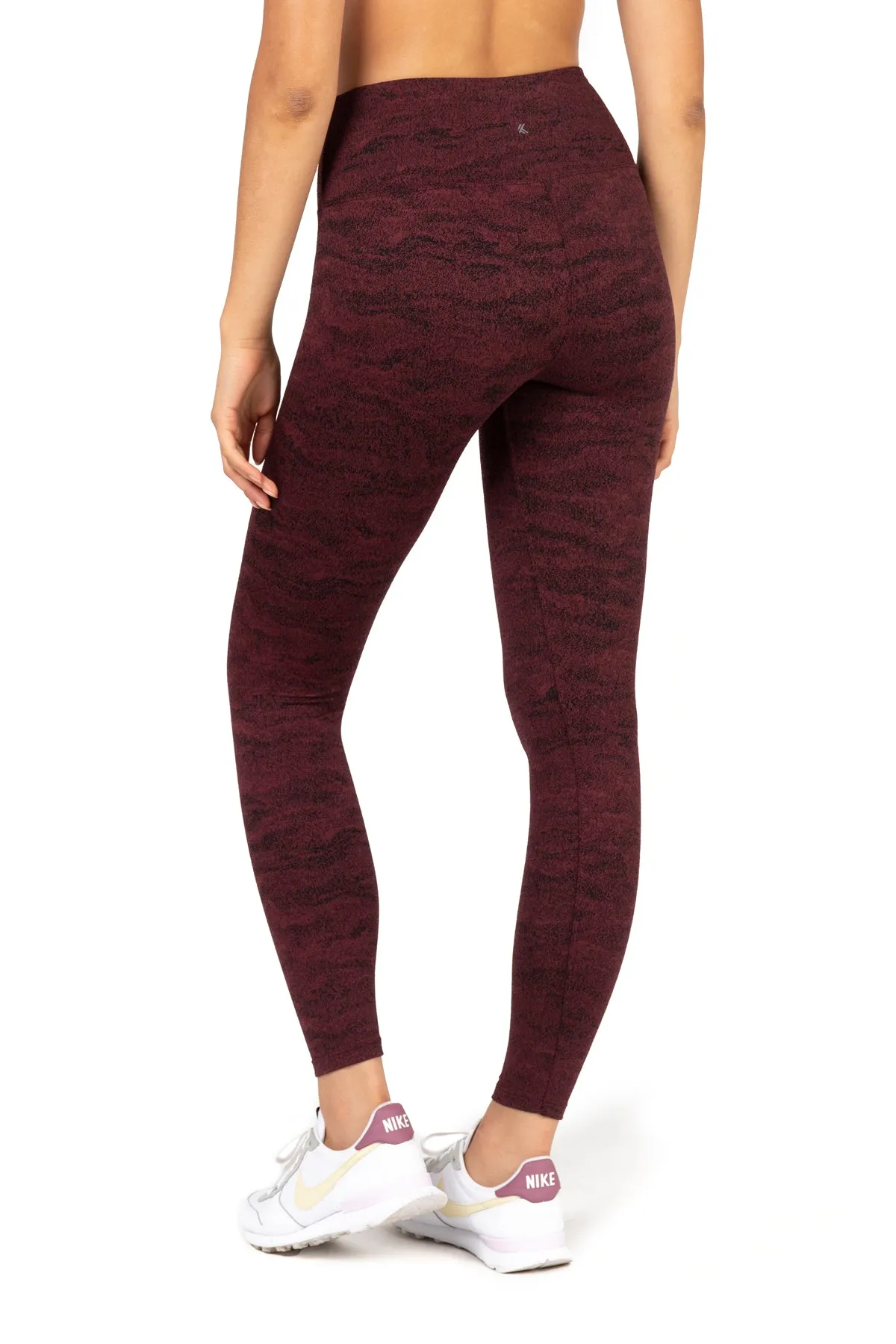 Mineral High-Waist Soft Jacquard Marble Leggings