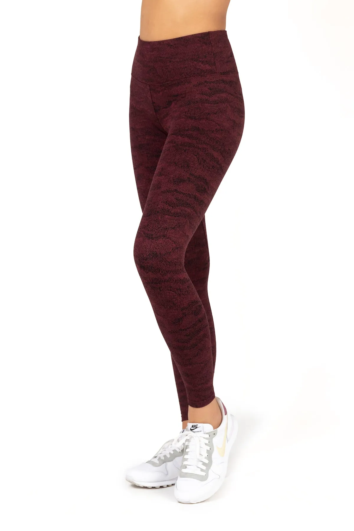 Mineral High-Waist Soft Jacquard Marble Leggings