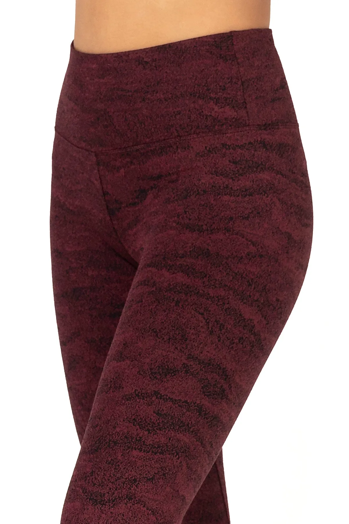 Mineral High-Waist Soft Jacquard Marble Leggings