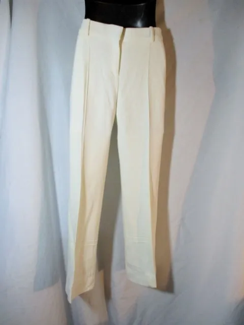 NWT NEW CELINE FRANCE TROUSER Pant 38 6 CREME WHITE Womens