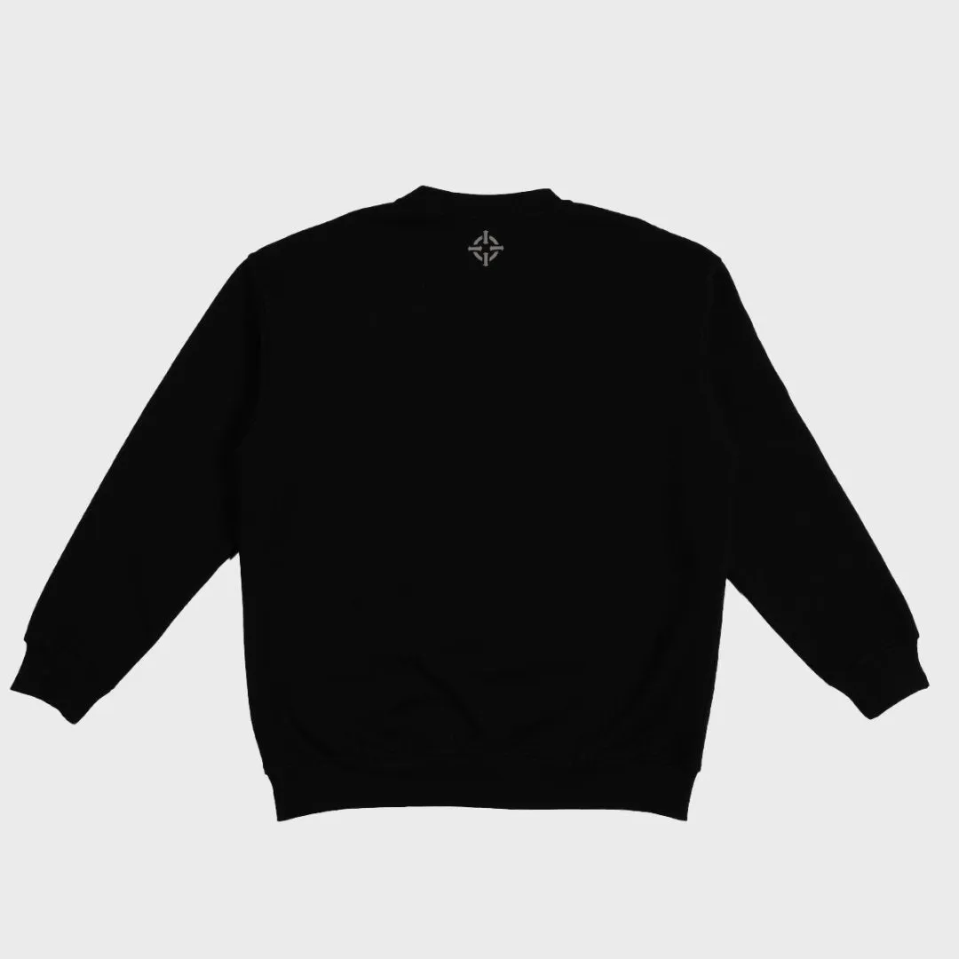 PROPER OUTLINE CREWNECK BLACK