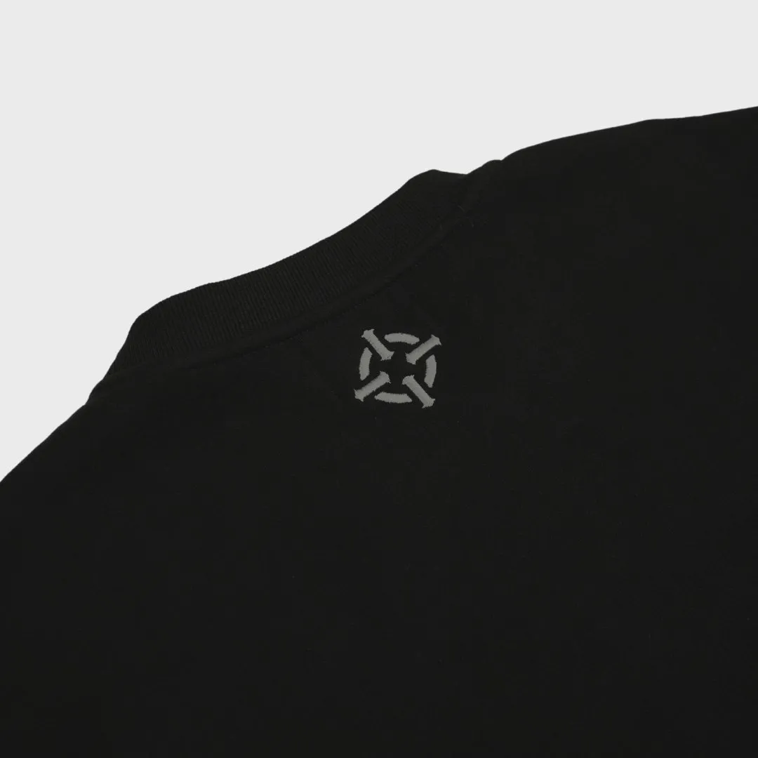PROPER OUTLINE CREWNECK BLACK