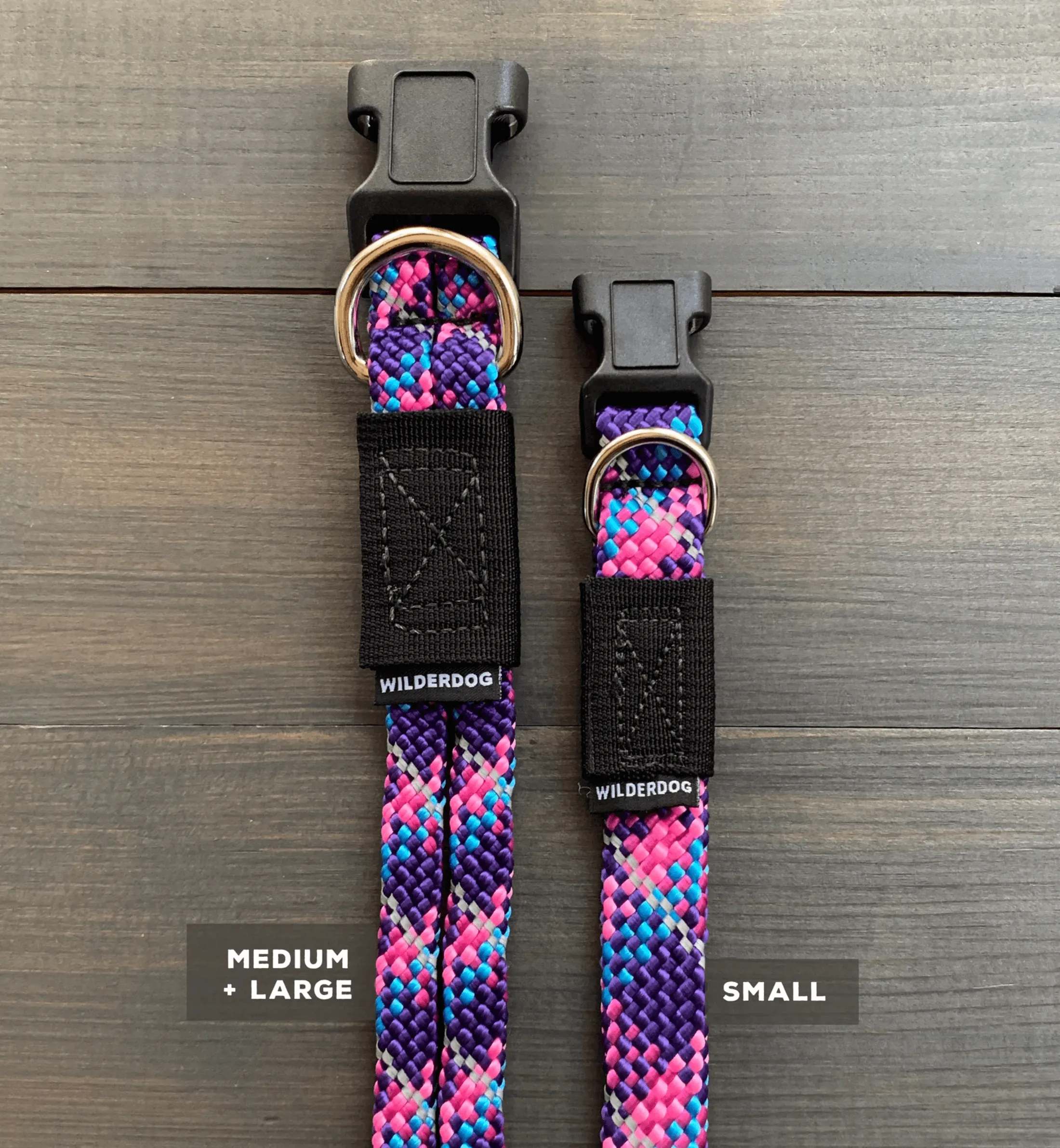 Razzleberry Reflective Rope Collar