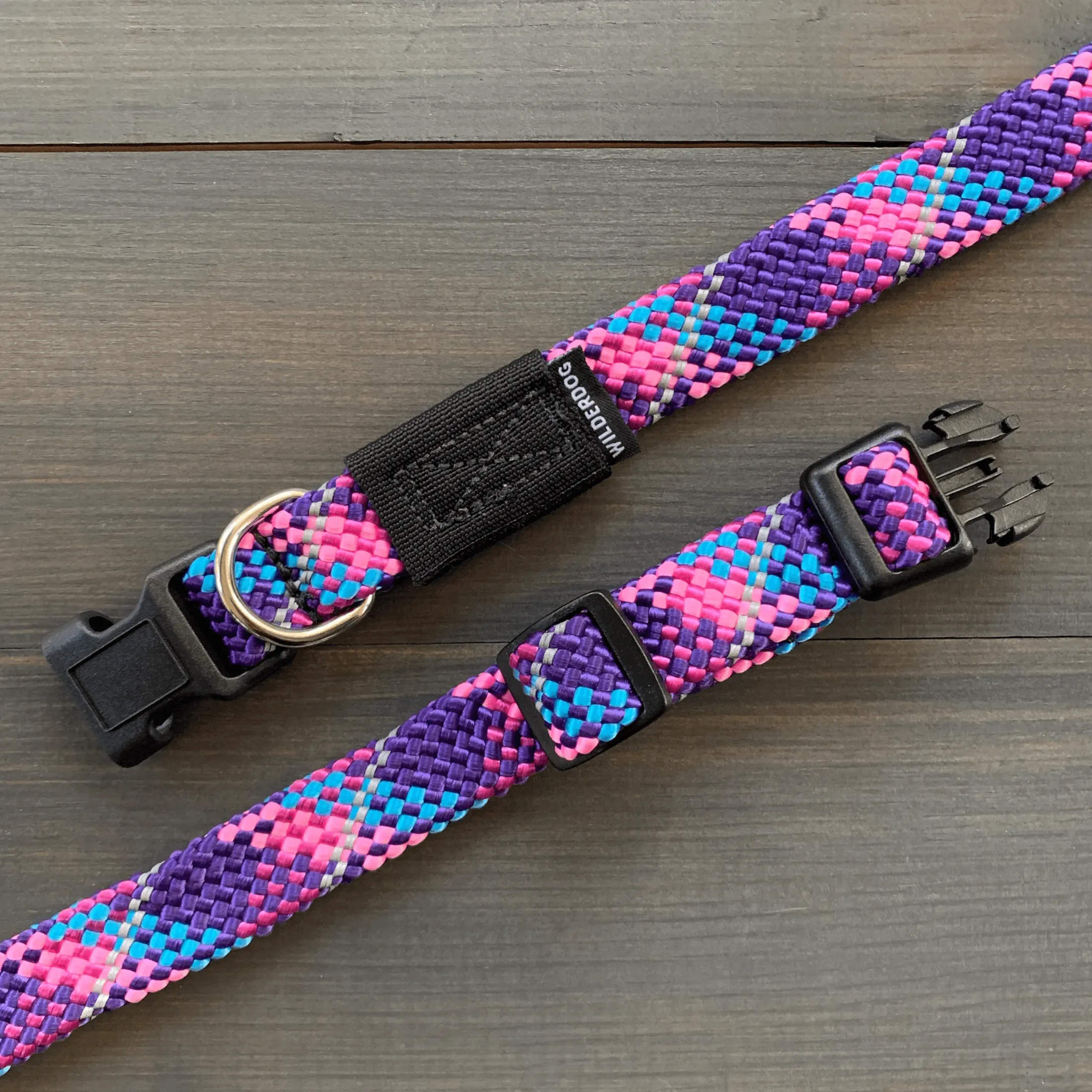 Razzleberry Reflective Rope Collar