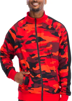 Red Full Camo Track Jacket