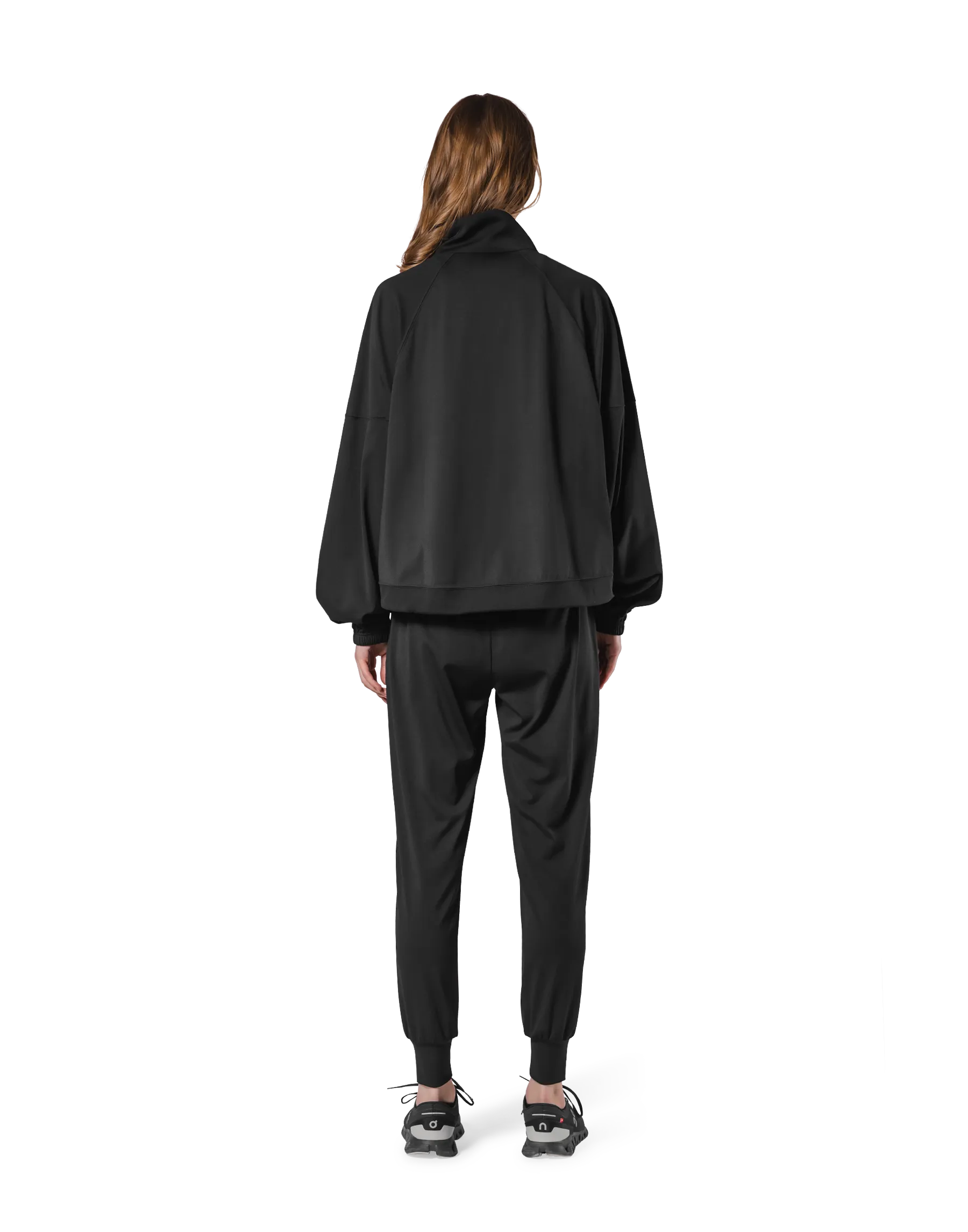 Stretch Wide Track Jacket 2 - Black