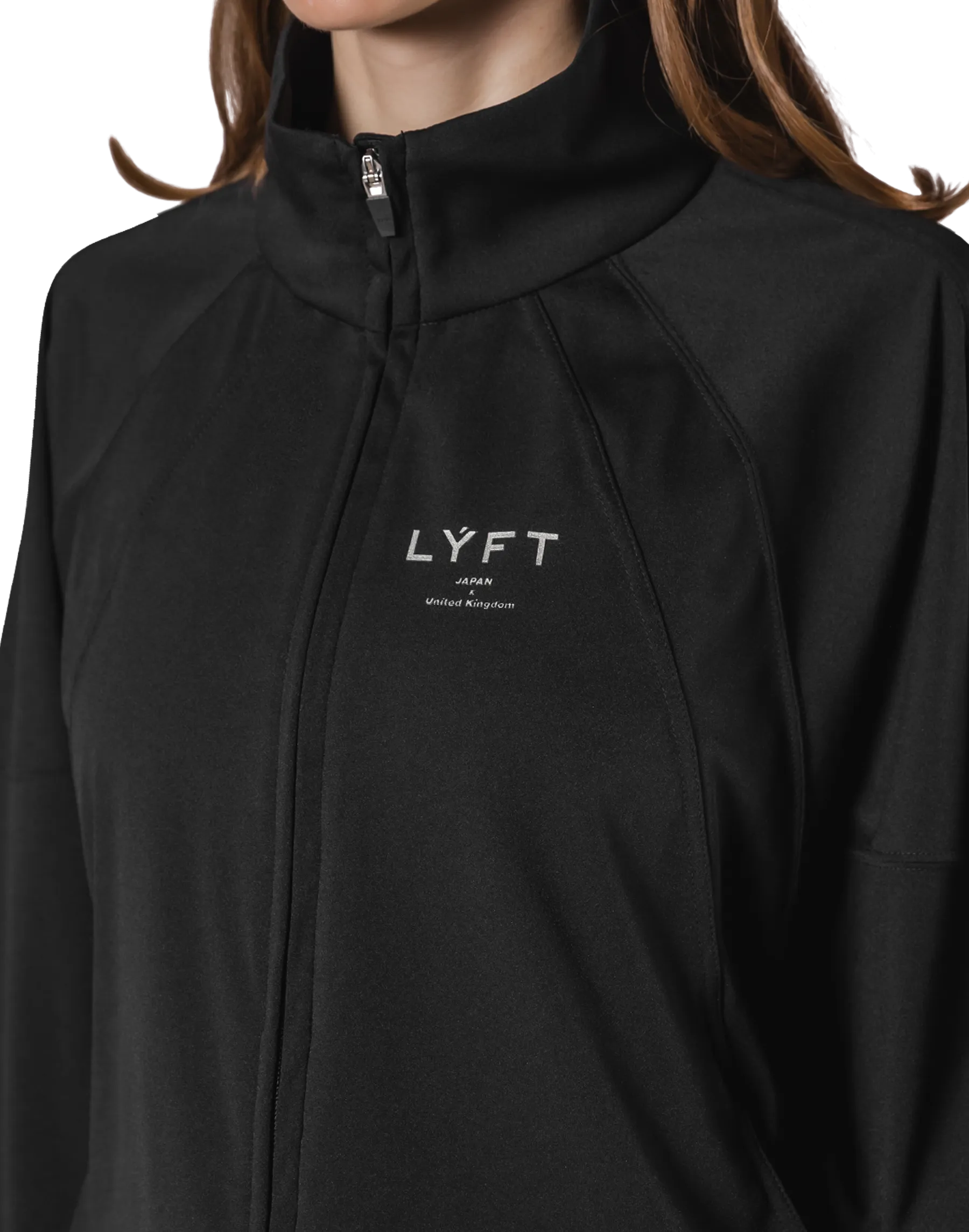 Stretch Wide Track Jacket 2 - Black