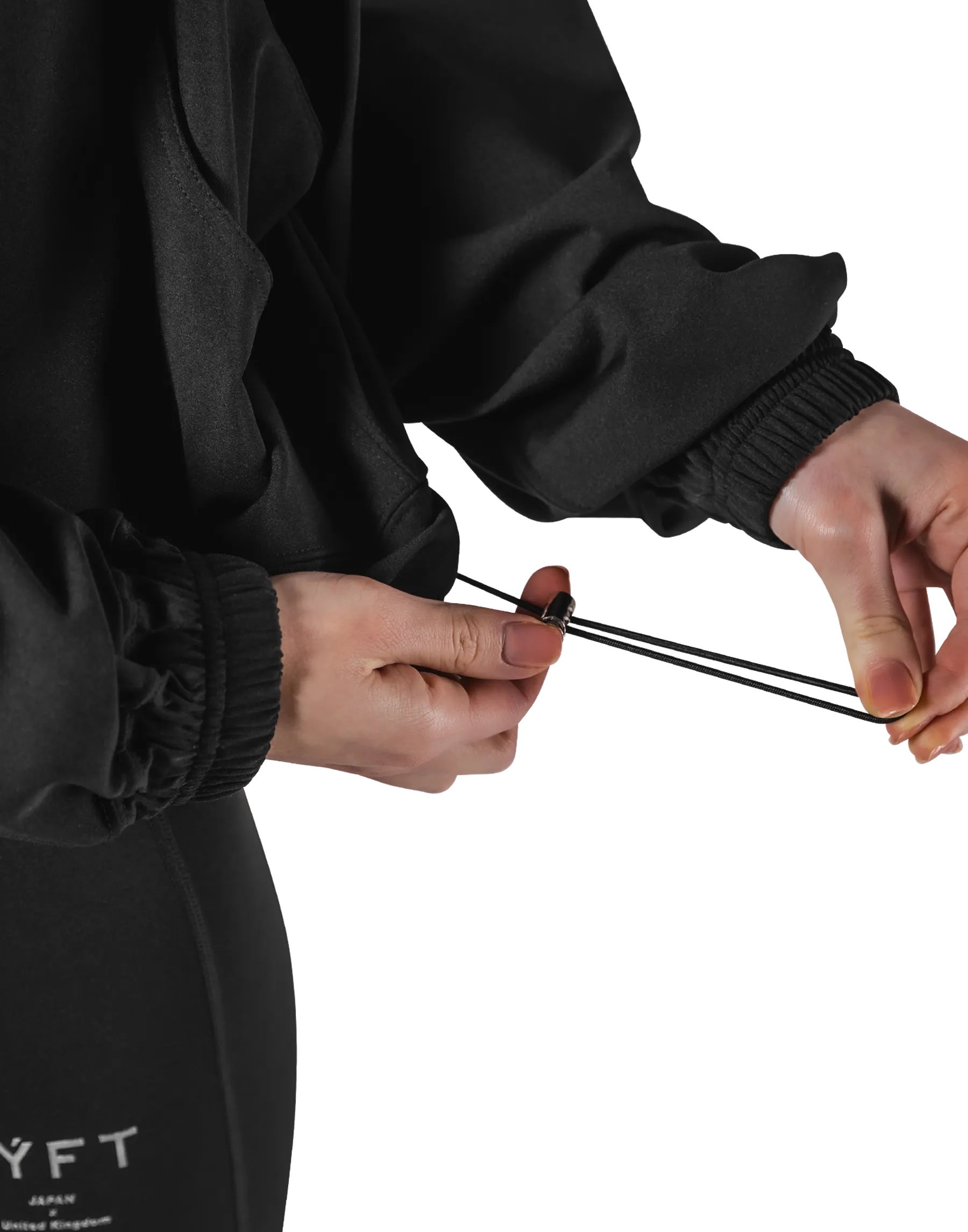Stretch Wide Track Jacket 2 - Black