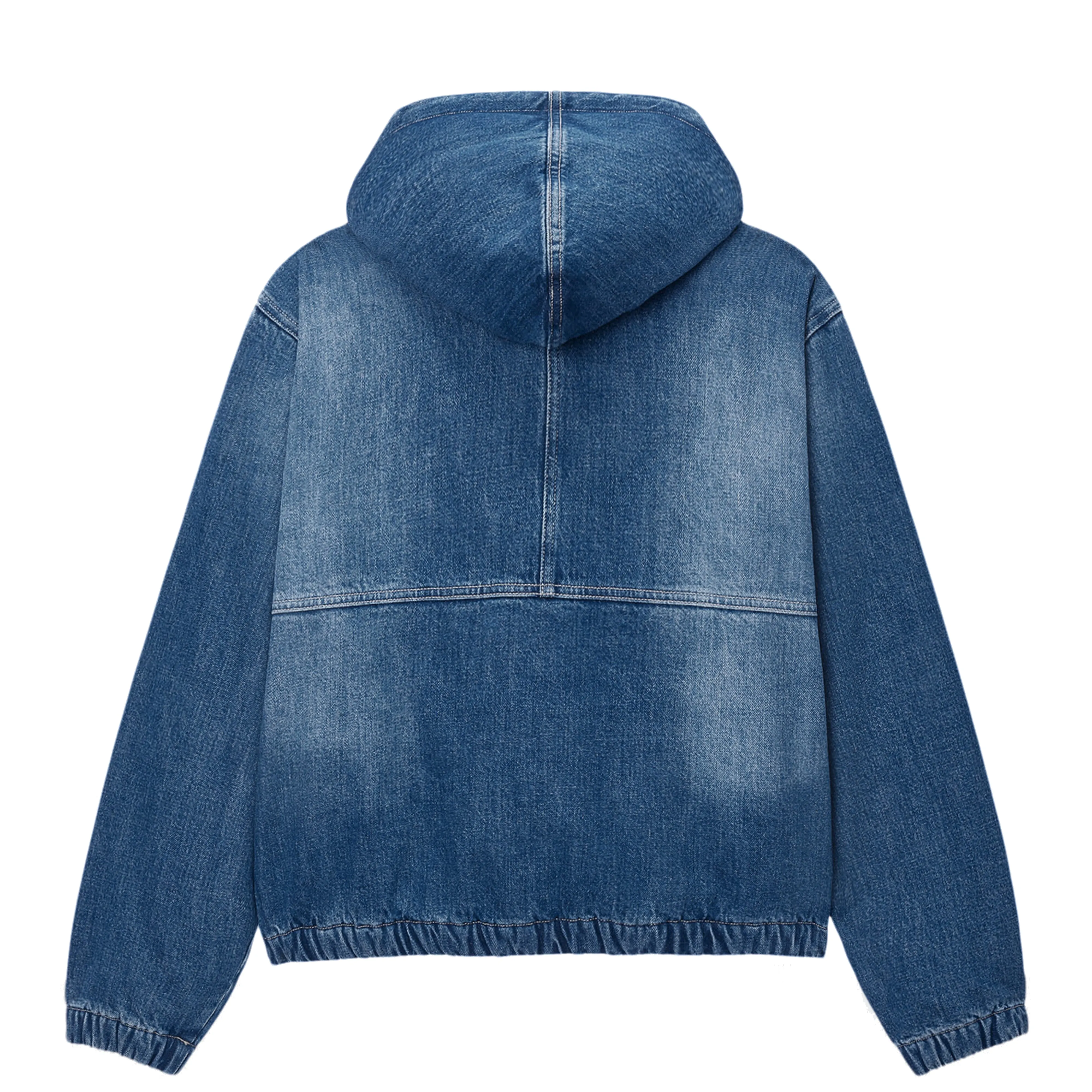 Stüssy - Men's Denim Sherpa Work Jacket - (Washed Blue)