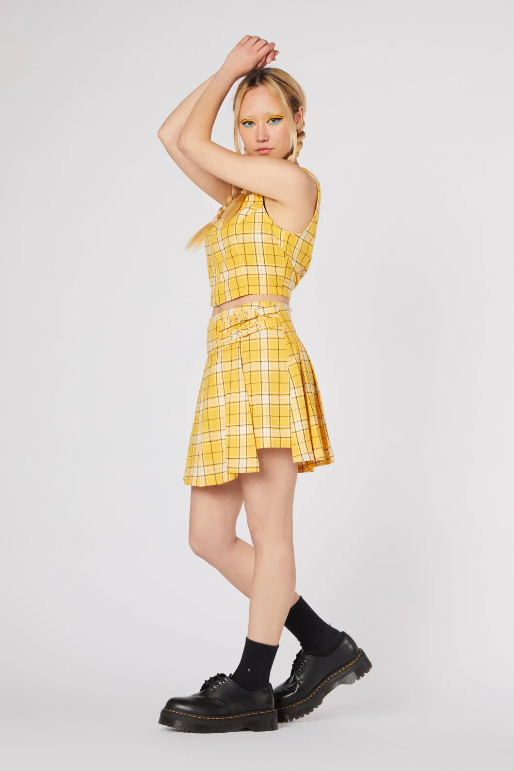 Tartan Mood Pleated Skort