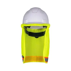 Terra Hi-Vis Sun Shade for Hard Hat - Yellow