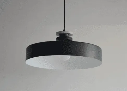 Tizia - Contrast Metal & Wood Pendant Lights