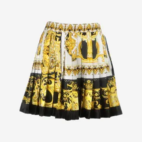 VERSACE - BAROCCO SKIRT SILK PLEATED SIZE S