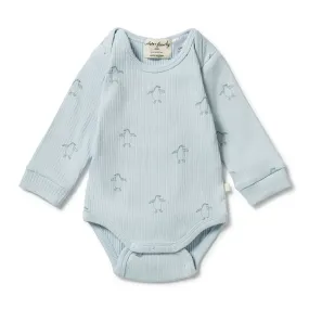 Wilson and Frenchy - Organic Rib Envelope Bodysuit - Little Penguin