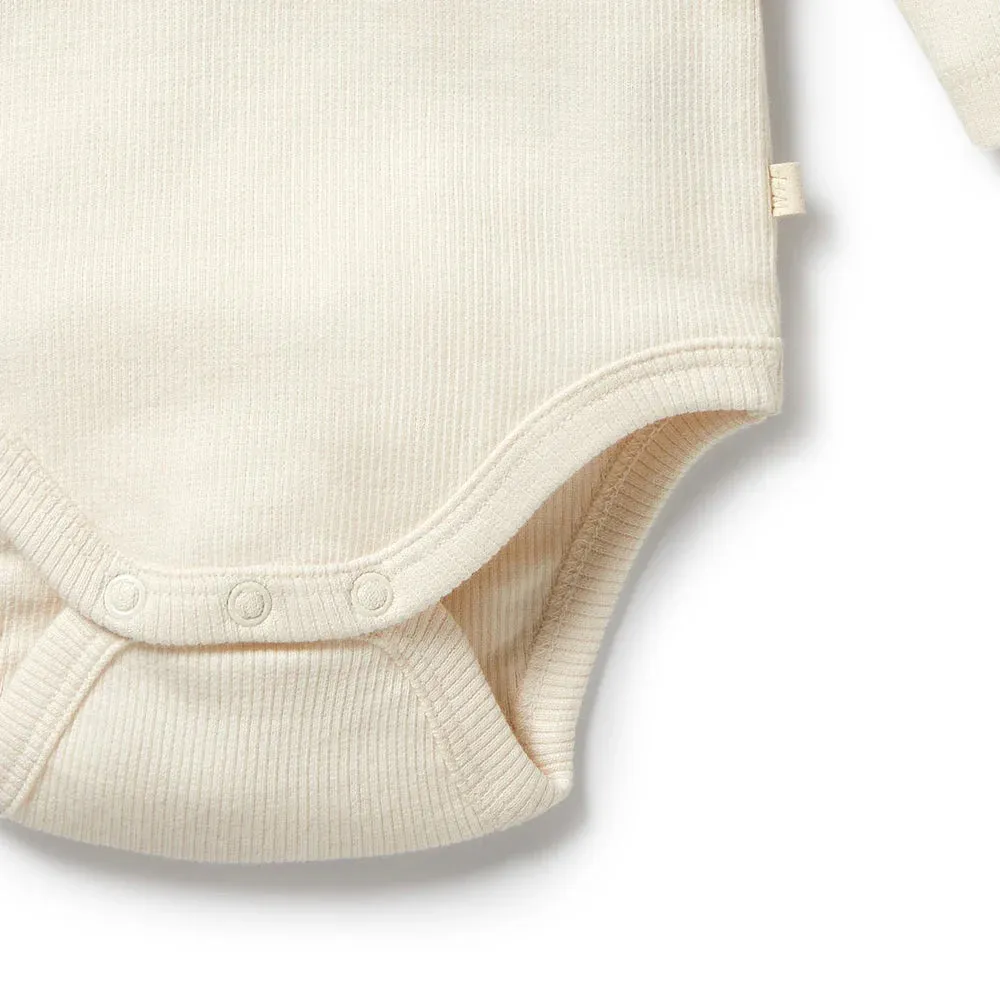 Wilson   Frenchy Organic Bodysuit - Ecru