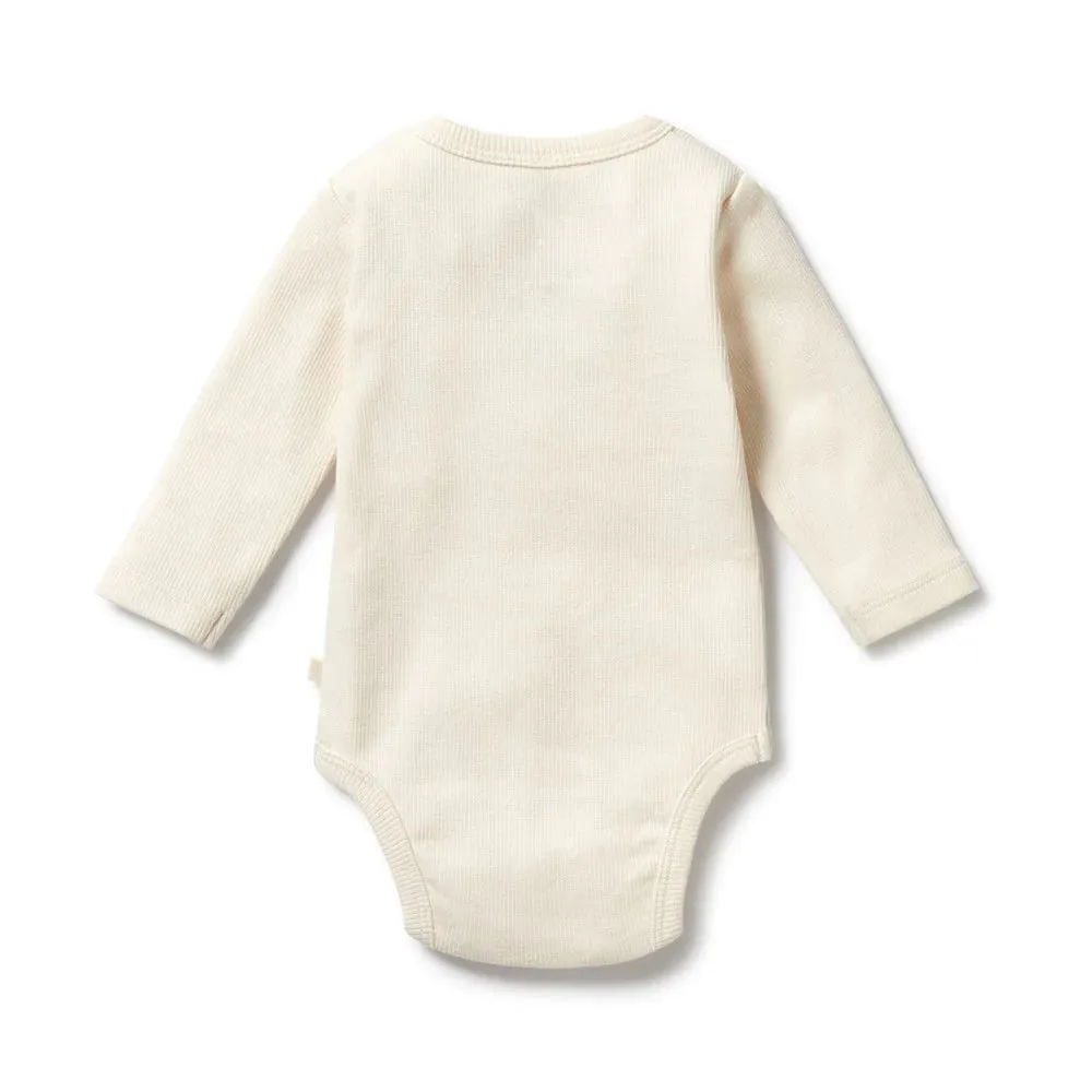 Wilson   Frenchy Organic Bodysuit - Ecru