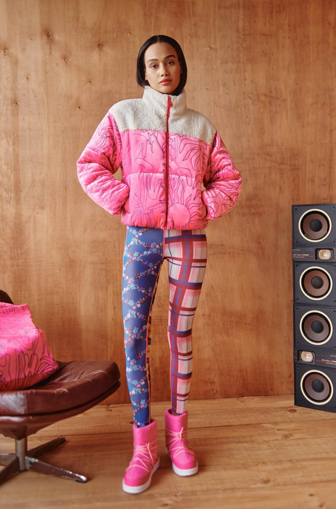 Wyvis Leggings Check