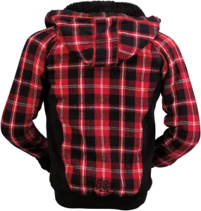Z1R Women's Lumberjill Jacket - Red/Black - Large 2840-0122